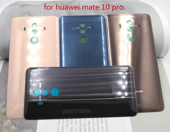 3ks pre Huawei Mate 10 BLA-L09 BLA-L29 Späť na Bývanie Kryt Nahradenie bez Kamery Sklenený Kryt Objektívu (nie mate 10pro)