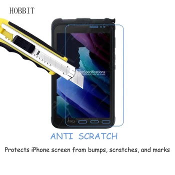 3ks Tablet HD Nano nevýbušnom Fólia Pre Samsung Galaxy Tab Aktívne, 3 8 cm 5H Anti-Scratch PET Priehľadné Ochranné Fólie