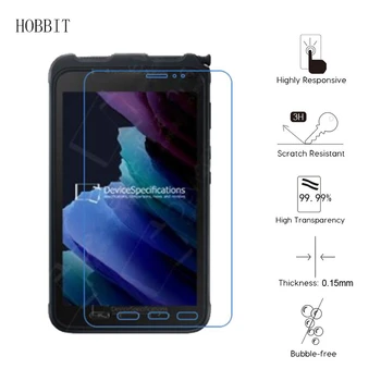 3ks Tablet HD Nano nevýbušnom Fólia Pre Samsung Galaxy Tab Aktívne, 3 8 cm 5H Anti-Scratch PET Priehľadné Ochranné Fólie