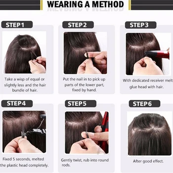 3ks/veľa Professional Salon Keratín Hair Konektor Tepla Lepenie Železa Pre-Lepené predlžovanie Vlasov Nástroje
