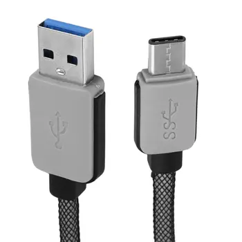 3m Super Rýchle prenosové rýchlosti Extra Dlhé Pletená USB 3.1 na USB Typ-c, USB Sync Dátový Nabíjací Kábel Smart Zariadenia ONLENY