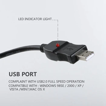 3M USB Samec XLR Mikrofón USB, MIC Link Kábel Nové