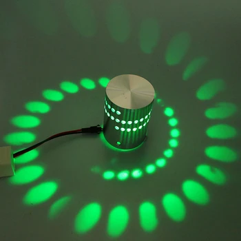 3W Moderný Minimalistický LED Nástenné svietidlo Špirála Sconce KTV Dekor Úspory Energie
