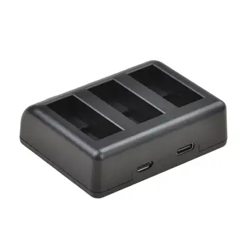 3x 1780mAH AHDBT-901 Batérie + 3-Slots Nabíjačku s Typ C & Micro USB Port Pre GoPro Hero 9 Hrdina 9 Go Pro 9 Akčné Kamery