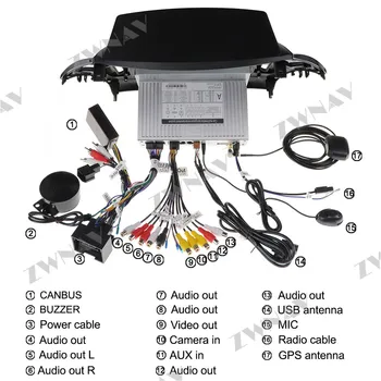 4+128G Plazmové Obrazovky Pre Chevrolet CRUZE 2012 2013 Android 9 Multimédiá GPS Audio Rekordér Navi Rádio Stereo