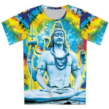 4-20Y Deti Egyptský Faraón Príležitostné Tlače Tshirts 2019 detské Letné 3D T shirt Chlapcov Dievčatá Monster Harajuku Štýl T-košele, Topy
