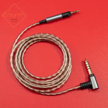4.4 mm 3,5 mm 2,5 mm VYVÁŽENÝ Zvukový Kábel Pre Audio-Technica ATH M50x M40x M70x M60X Slúchadlá Dj Slúchadlá