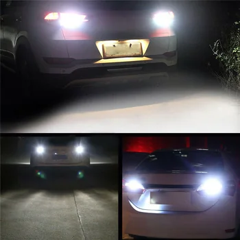 4 COB LED Svetlá na Čítanie Žiarovky Časti Nastavenie Auto Príslušenstvo Auto White Brzdy
