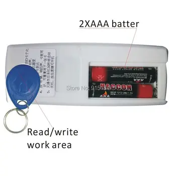 4 frekvencie (RFID Kopírka/ Rozmnožovacie/ Cloner ID EM reader & spisovateľ+ 2ks T5557 zapisovať kľúčenka