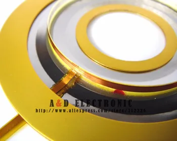 4 ks 44.4 mm Super Tweeterov Hlasové Cievky Titán Film Plochý 8OHM Pre JBL 2404 2404J 2404J-1 2405 2405 2405J Reproduktor Disk Opravy