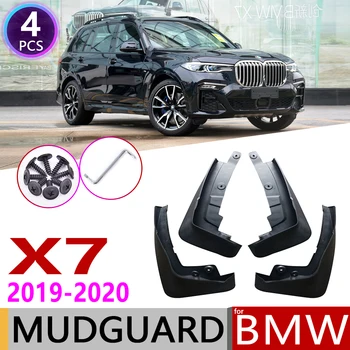 4 KS Predné, Zadné, Auto Mudflaps pre BMW X7 G07 2019~2020 Blatník Mud Guards Klapka Splash Klapky Blatníky Príslušenstvo