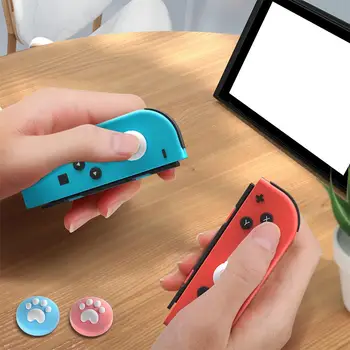 4 KS Roztomilé Mačacie Pazúry Palec Stick Grip Spp Ovládač Kryt Pre Nintendo Prepínač Lite Radosť-Con Radič Thumbstick Prípade