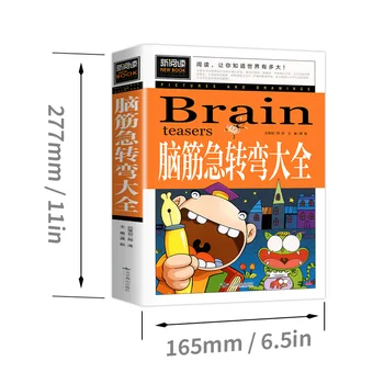 4 Mozgu Otočením Veľkého Mozgu, Hry, Humor, Vtipy, Inteligencia, Rozvoj Puzzle Kniha pre 8-12 rokov Detí Deti