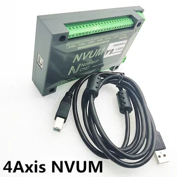 4 Os NVUM CNC Radič 200KHZ MACH3 USB Motion Control Karty pre CNC Gravírovanie Stepper Motor Servo motor z hltnc