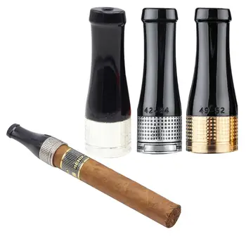 4 Veľkosť/Set Čistej Medi Živice Cigaru Rúry Držiak Trysky Striebro Zlato Rukoväť Dymu Tip Čistenie Opakovane Tabaku Cigarové Príslušenstvo