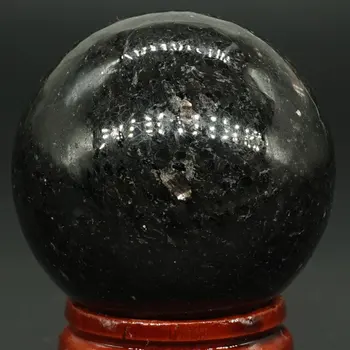 40 MM Prírodný Drahokam Nuumite Oblasti Crystal Ball Reiki Liečenie Svete Domova