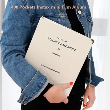 400 Vrecká Mini Instant Foto Album Obrázok Prípade Fujifilm Instax Film 7CS 8 9 25 50. rokov 70 90