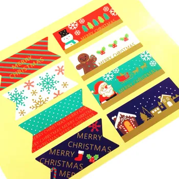 400pcs/veľa Vintage Gingerbread Man&Snow&Snehuliak, Vianočný série tesnenie nálepky DIY poznámka darček Štítky Veľkoobchod