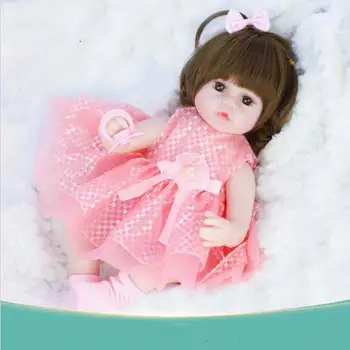 42cm Reborn Baby Doll Rozkošný Mäkké Vinly Silikónové Realisticky Dieťa Simulácia Bebe Bábiky Hračky Pre Dievčatá