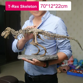 4D Animal Model Hračky Simulácie Veľkého Dinosaura Fosílnych Tyrannosaurus Montáž skeletu model Hračky, Domáce Dekorácie