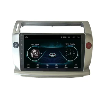 4G LTE Android 10.1 Pre Citroen C4 C-Triomphe C-Quatre 2004-2009 Multimediálne Stereo Auto DVD Prehrávač, Navigácia GPS, Rádio