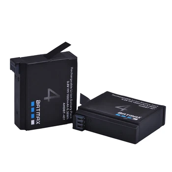 4Pcs 1680mAh AHDBT-401 Batérie akku pre Gopro Hero 4 Batérie Go Pro Hero4 bateria AHDBT 401 Akčné kamery Príslušenstvo