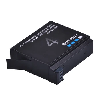 4Pcs 1680mAh AHDBT-401 Batérie akku pre Gopro Hero 4 Batérie Go Pro Hero4 bateria AHDBT 401 Akčné kamery Príslušenstvo
