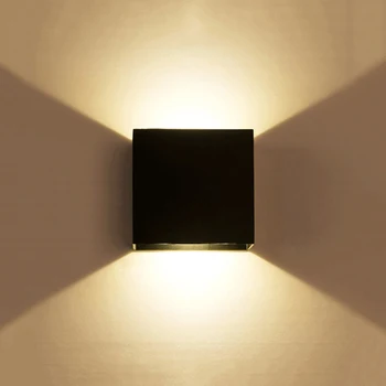4pcs 6W Stmievateľné LED Nástenné svietidlo Hliníkové Jednoduché Uličkou Námestia Hore Dole Nástenné Svietidlo, Spálne, Obývacia Izba Pozadí LED Nástenné Svietidlá