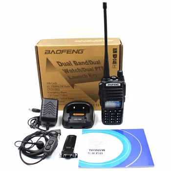 4PCS Baofeng UV-82 5W Dual Band Rádio 136-174 & 400-520MHz FM Rádio uv82 Walkie Talkie