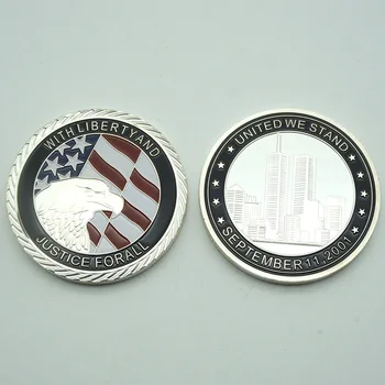 4pcs/lot 1 Unca Zlata Americké Mince 911 suvenírov NÁS World Trade Center mince doprava Zadarmo