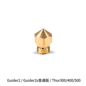 4pcs Mosadzná Tryska 0,2 mm 0,3 mm 0,4 mm 0,5 mm 0.6 0.8 mm mm Flashforge Guider II 2S / Thor300/400/500 3D tlačiarne náhradné diely