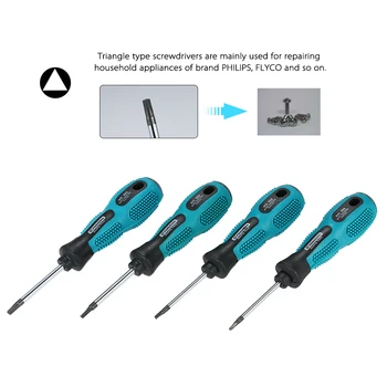 4PCS Multifunkčný Skrutkovač Set Home Repair Tool Kit Splniť Rôzne Požiadavky na Spotrebiče pre Domácnosť