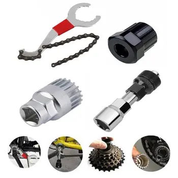 4pcs/set Bicykli Repair Tool Kit Všeobecné Požičovňa Nahodiť Reťaz Os Blok Odstránenie Repair Tool Kit