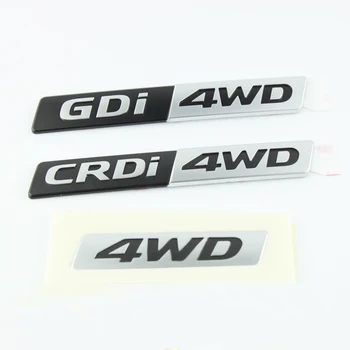 4WD 2.0 Emblémy Auto-styling Chrome ABS príslušenstvo Samolepky, dekorácie pre Hyundai creta IX25 SANTAFE DM