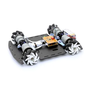 4WD 60 mm Mecanum Kolesa Robot Auto Podvozku Auta 10 kg Zaťaženie pre Arduino Raspberry Pi DIY Projekt KMEŇOVÝCH Hračka