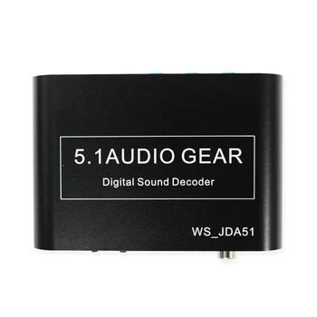 5.1 Audio Dekodér Digital AC3, Optický Stereo a Surround Analog HD 2 SPDIF Porty HD Audio Rush pre HD Hráčov/DVD/XBOX360 #5