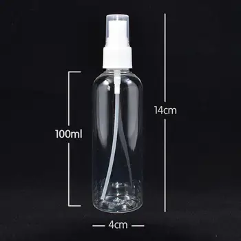 5/10pcs 100ml prenosné transparentný sprej fľaša sub-fľaša na dezinfekciu vody fľašu krásu malých zavlažovanie môže lotion fľašu