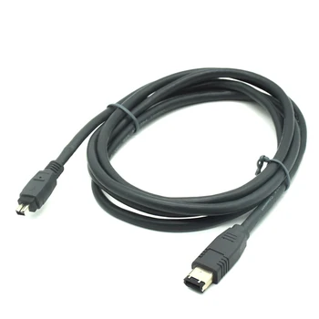5 ft 1,5 m Fire Wire 6 Pin na 4 Pin IEEE 1394 iLink DV Kábel Pre Video Audio Zariadenia Až 400Mbps