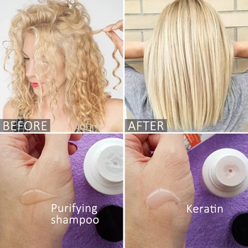 5% Hair Repair Treatment Hair Straightener Clarifying Shampoo, Hladké Vlasy Liečby
