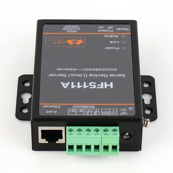 5 ks/CE, FCC Úradnej HF5111A RJ45 RS232/485/422 Na Ethernet Linux Sériový Port Server Converter Zariadenia Priemyselných Konektor Jednotky