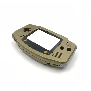 5 KS Gold Celý Set Bývanie púzdro Kryt Rámu Opravy Dielov Pre Nintendo Pre GameBoy Advance Pre GBA