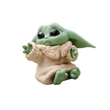 5 ks/Set Baby Yodaed Grogu Akcie Obrázok Hračky 5-6typ Yoda Dieťa Akcie Hračky Priestor Wars Figuras Hot Deti Hračky, Vianočné Darčeky