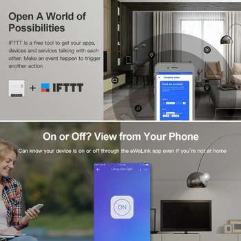 5 ks Sonoff Mini dvojcestný Inteligentný Wifi DIY Prepínač Smart Home Automation Diaľkové Ovládanie Spínačov Pracovať s Alexa alebo google