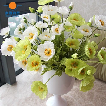 5 ks umelý kvet kytice umelá kukurica, mak, kvety, kytice&Papaver rhoeas&Coquelicot strapcov