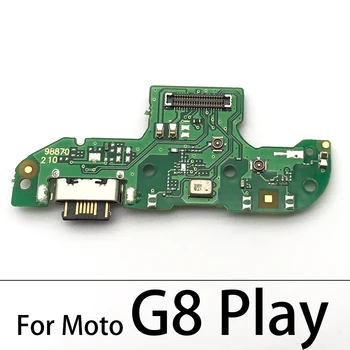 5 ks, USB Nabíjací Port Dock Konektor Nabíjačky Konektor Rada Pre Motorola Moto G8 / G8 Play / G8 Plus / G8 Power Lite / Jeden Fusion
