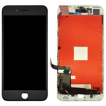5 KS, Čierna + 5 KS Biele AUO LCD Displej a Digitalizátorom. Úplné Zostavy pre iPhone 7 Plus