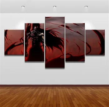 5 Kus Plátna Art Red Nightmare Bleach Cuadros Decoracion Maľby na Plátno na Stenu Umenia pre Domáce Dekorácie na Stenu Dekor umelecké Diela