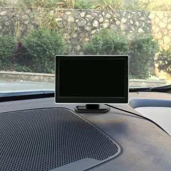 5 Palca TFT LCD Monitor Auto Zozadu Zálohovanie Chodu Systému + HD Parkovacie Kamery