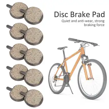 5 Párov/Pack Prenosné Odolné Disk Brzdové Doštičky, Náhradné Semi-Kovové Resinové Diely pre Elektrické Požičovňa Horských Bicyklov, Príslušenstva