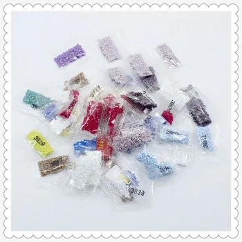 5 tašky/1000pcs,5D DIY Diamond Výšivky Diamond Maľovanie Cross Stitch Štvorcové alebo okrúhle korálky,farba číslo 3855-B5200,ZC100